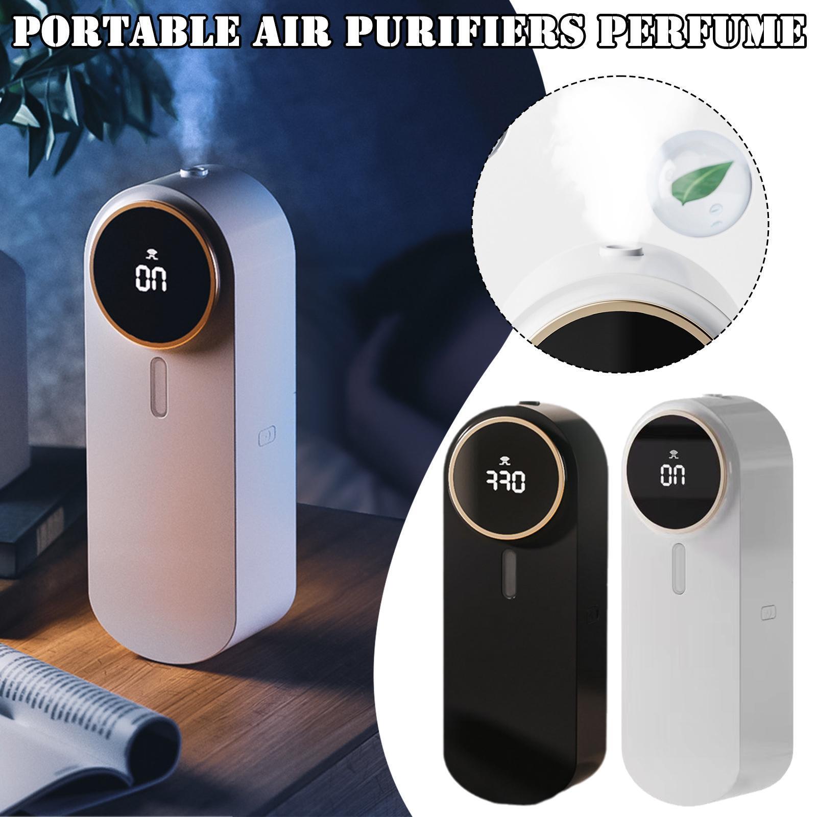 Portable Air Purifiers Perfume Diffuser Screen Display Room Wall Mounted P3w4