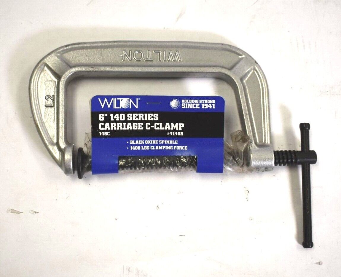 Wilton 6" 140 Series Carriage C-clamp 146c 41408 1400 Lbs Clamping Force
