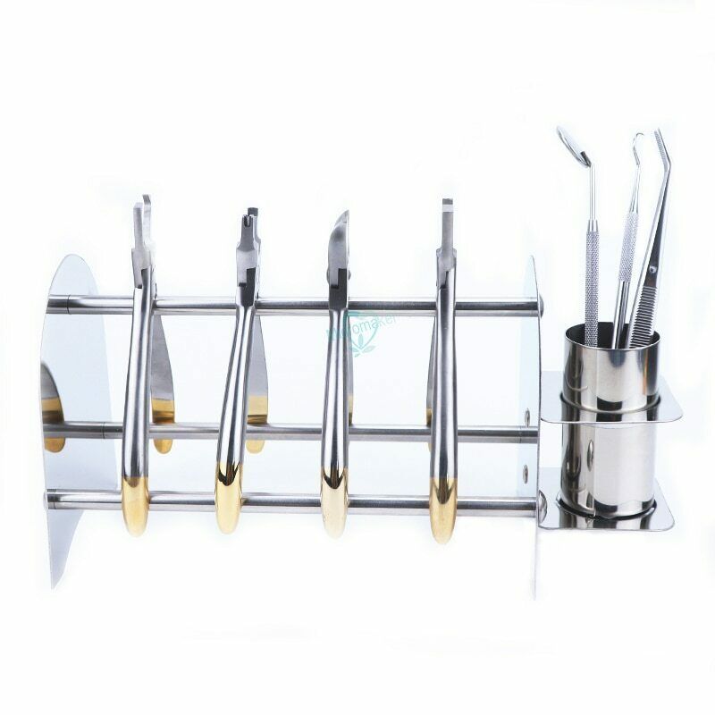 1pcs New Dental Stainless Steel Stand Holder For Orthodontic Pliers Forceps
