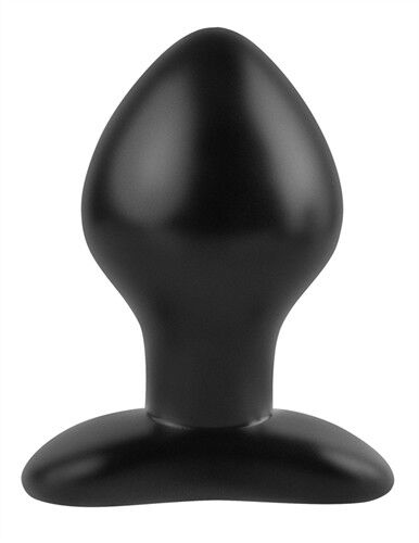 Anal Fantasy Mega Silicone Butt Plug Black - Large Anal Probe Sex Toy