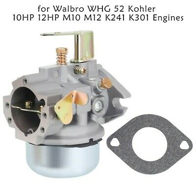 Carburetor For Walbro Whg 52 Kohler 10hp/12hp/m10/m12/k241/k301/engine Cast Iron
