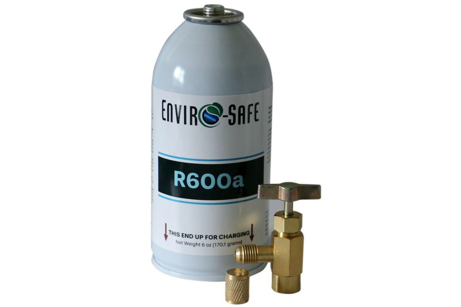 R-600a Modern Refrigerant, Convenient 6 Oz 1 Can And Top Tap And Cap #8059