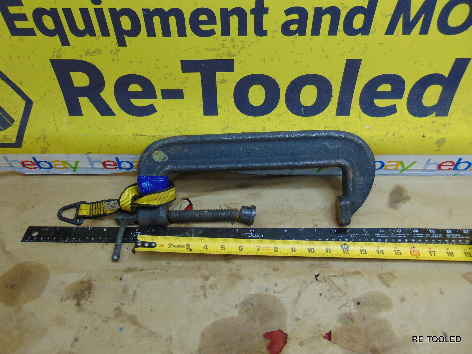 Wright Tool 10" C-clamp Welder Welding Clamp 90110