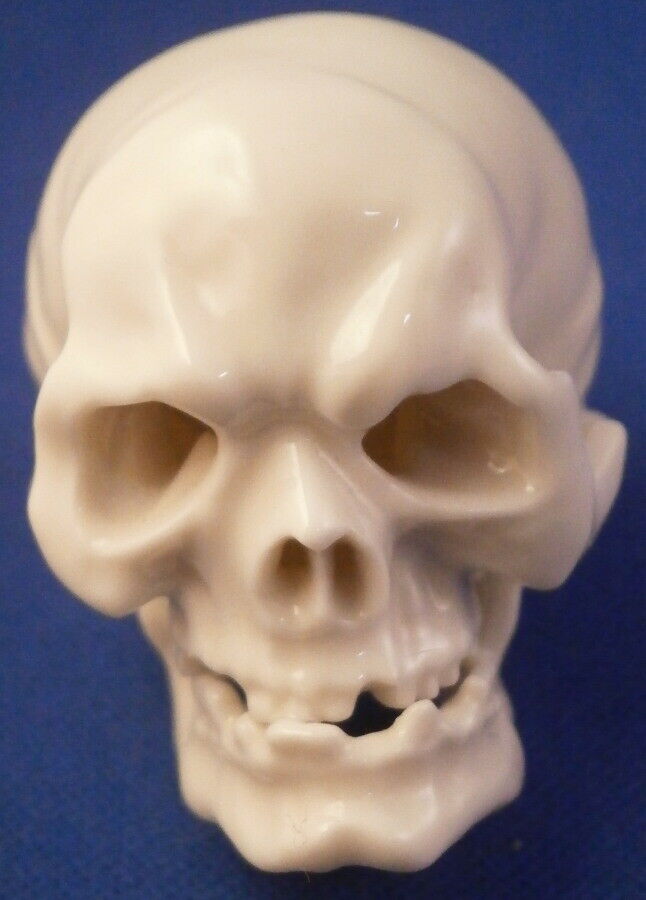 Antique 20thc Nymphenburg Porcelain Miniature Skull Bust Porzellan Totenkopf #3