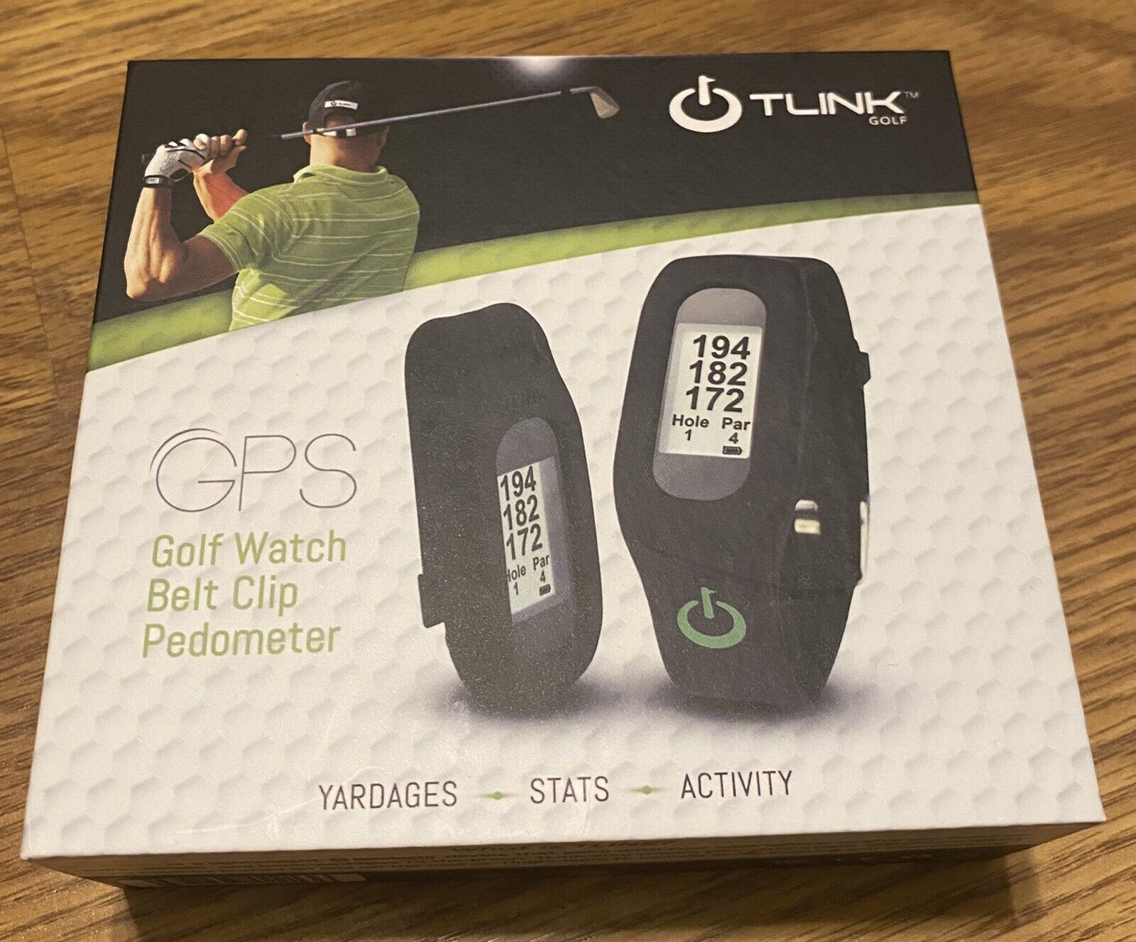 Tlink Gps Golf Wrist Watch Hole And Stat Tracker  Smart Bluetooth Golfing Light