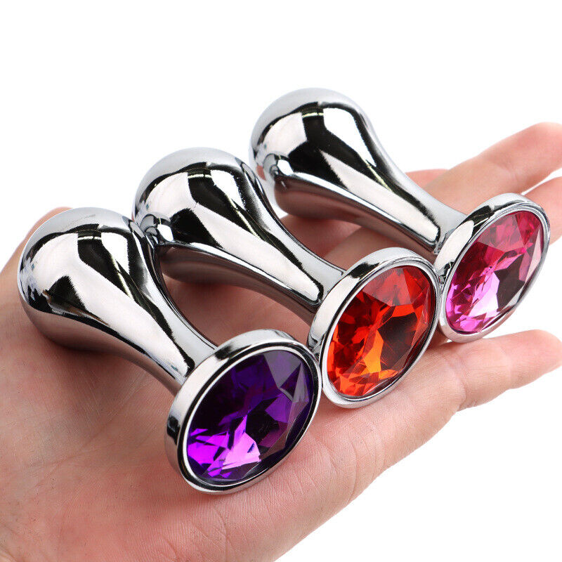 3 Sizes Stainless Steel Butt Plug Expand Chastity Jewelry Big Anal Butt Plug