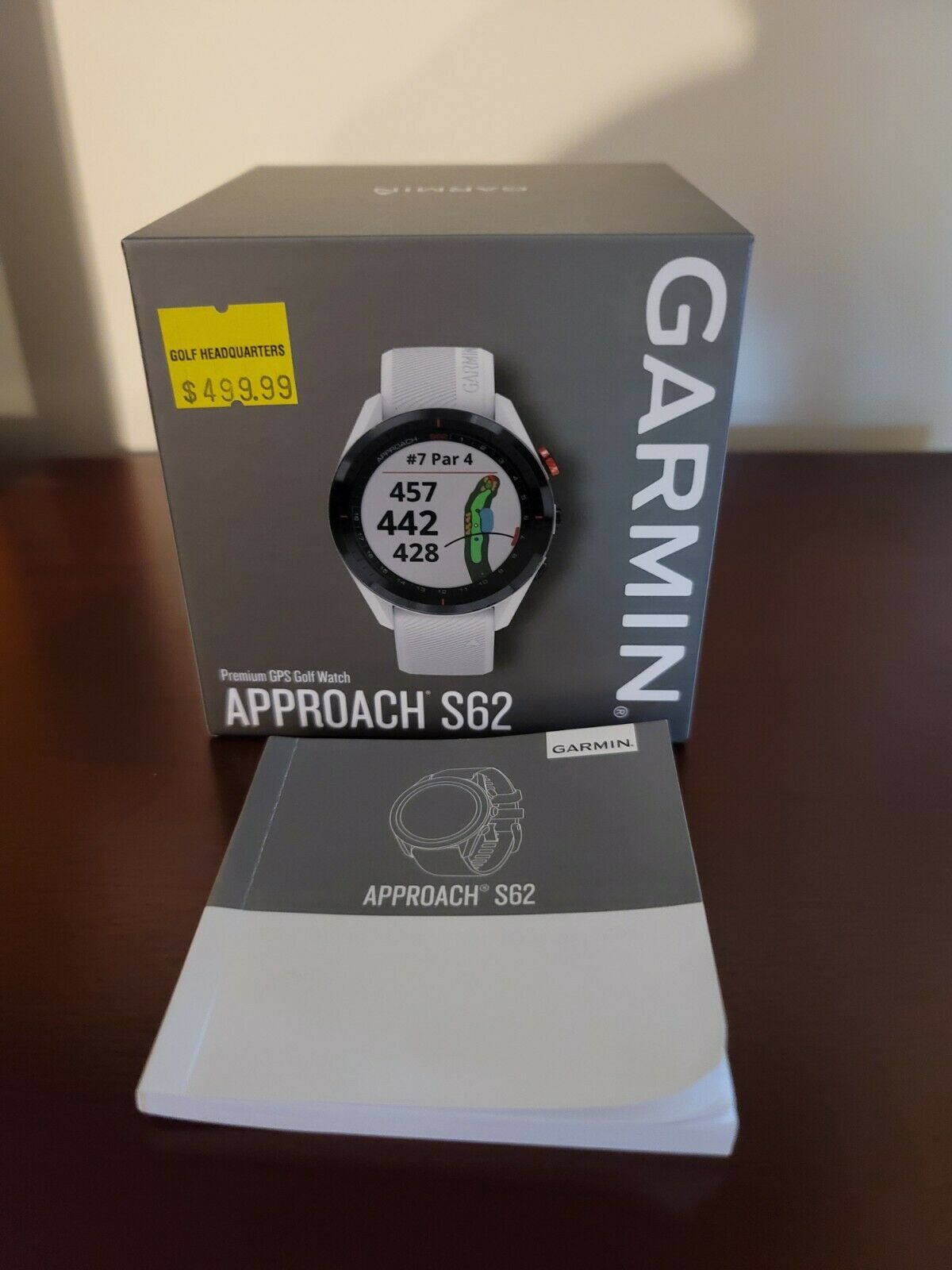 Garmin Approach S62 Premium Gps Golf Watch (white)