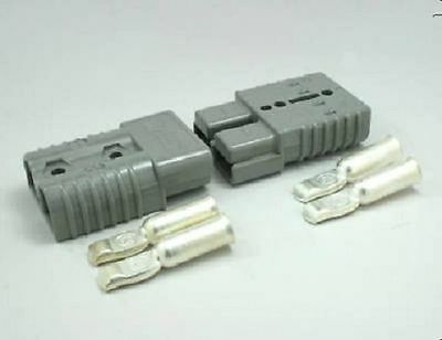 Authentic Anderson Sb50 Connector Kit, Gray  6 Awg 2 Housings 4 Contacts