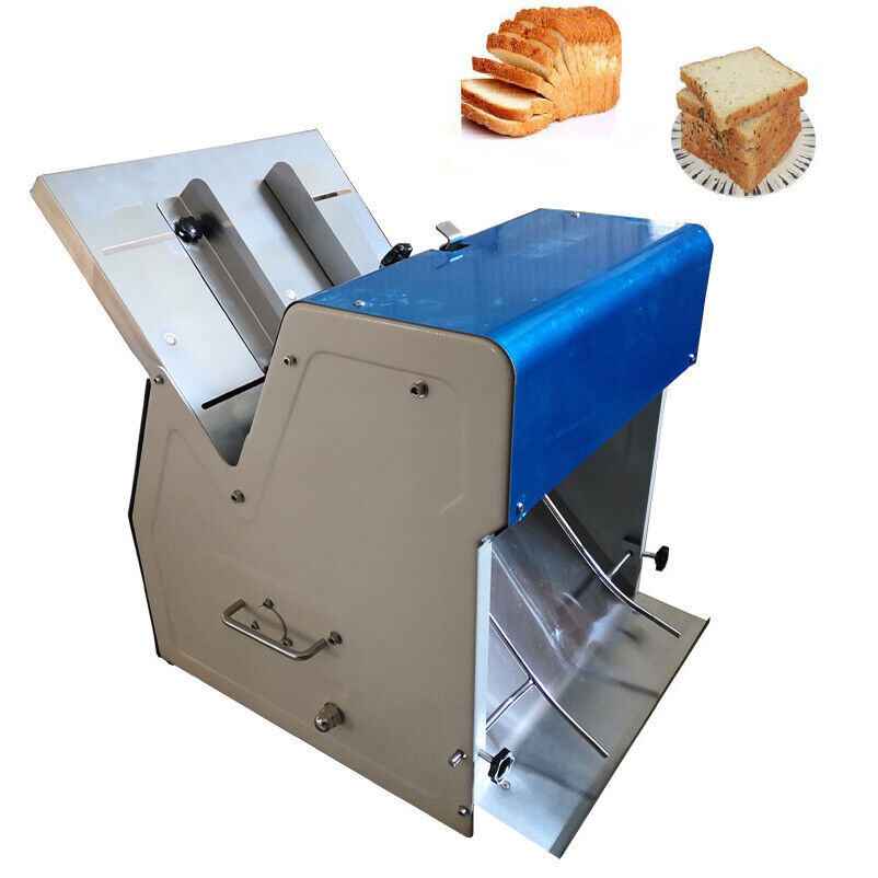 110v Slicer Cuts 1/2" Slices Loaf Heavy Duty Electric Toast Slicing Machine
